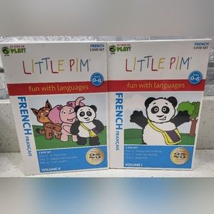 LITTLE PIM-FRENCH: Fun With Languages Season 1 & 2 DVD AGES 0-6 NEW/SEALED.